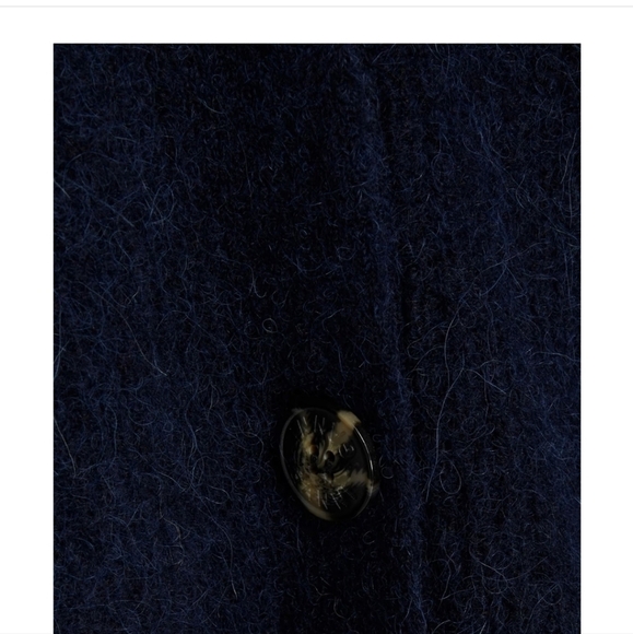 Ganni Alpaca Blend Button-Up Cardigan – Size Small (Oversized Fit) - Picture 6 of 14